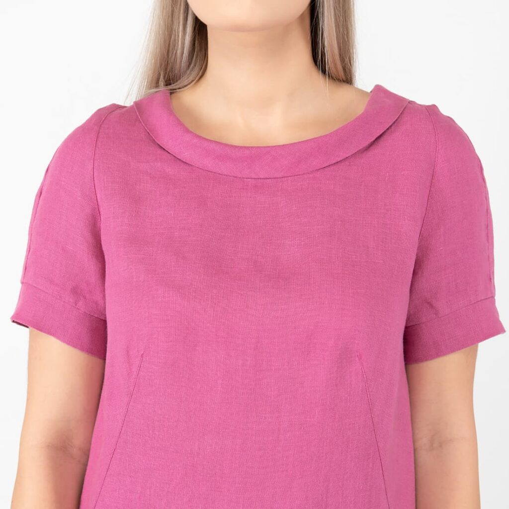 MATILDE Robe rose fuchsia 4 MATILDE Robe rose fuchsia – Image 4