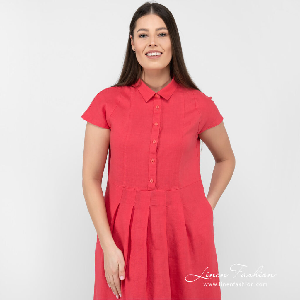 NICOLE Robe rouge 3 NICOLE Robe rouge – Image 3