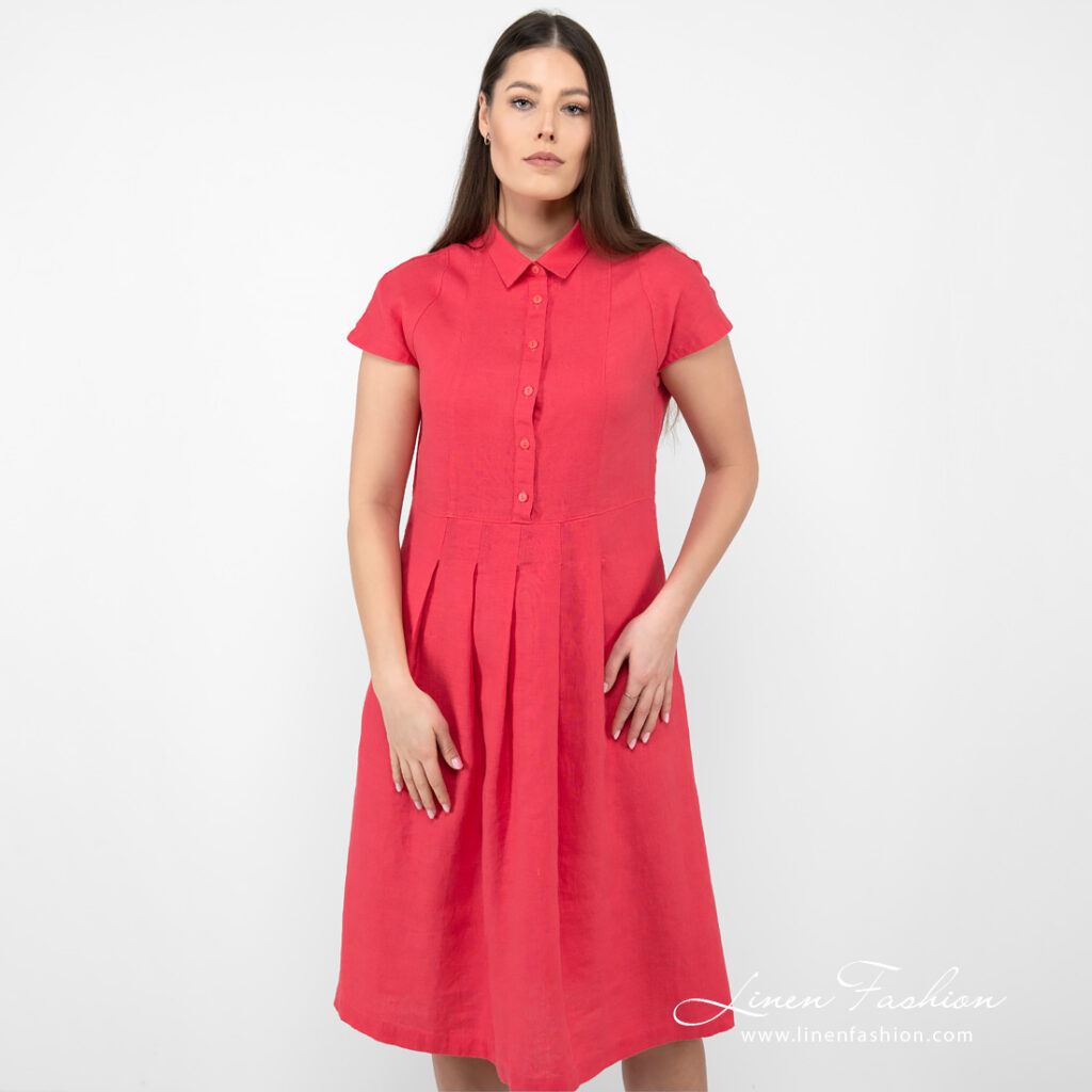 NICOLE Robe rouge 2 NICOLE Robe rouge – Image 2