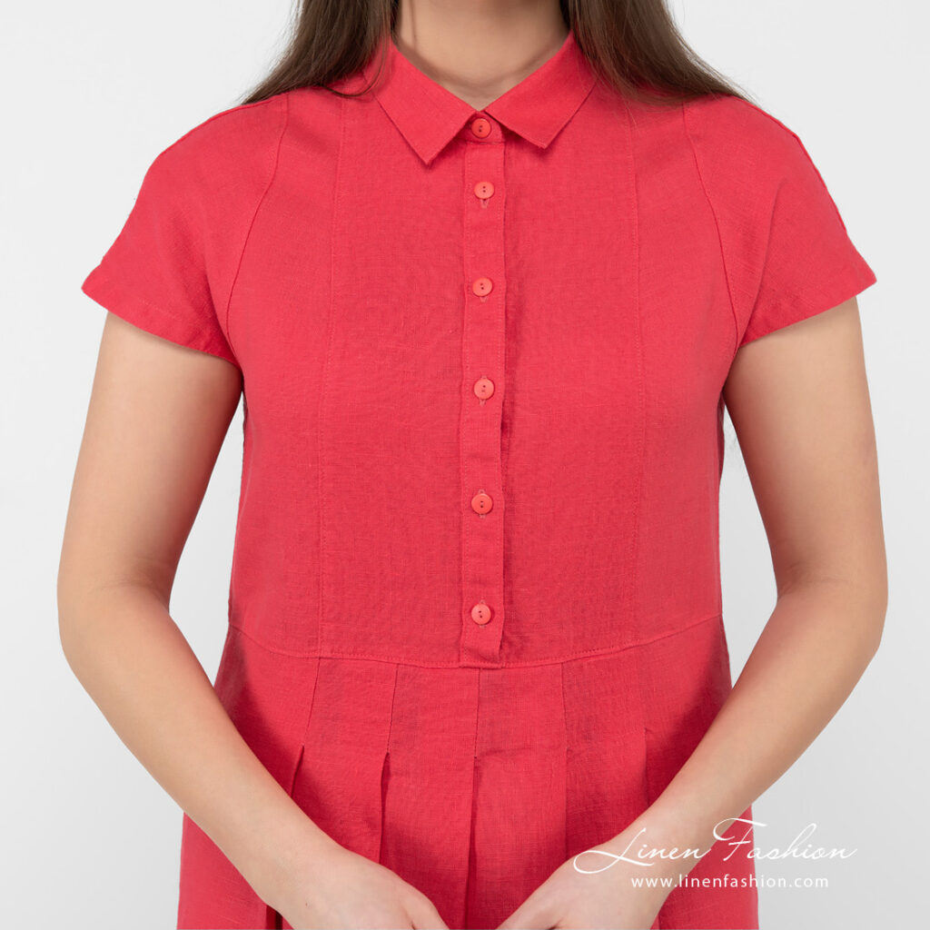 NICOLE Robe rouge 4 NICOLE Robe rouge – Image 4