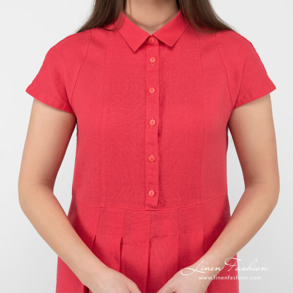 NICOLE Robe rouge – Image 4