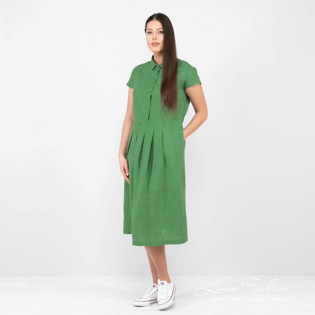 NICOLE Robe verte 2 NICOLE Robe verte – Image 2