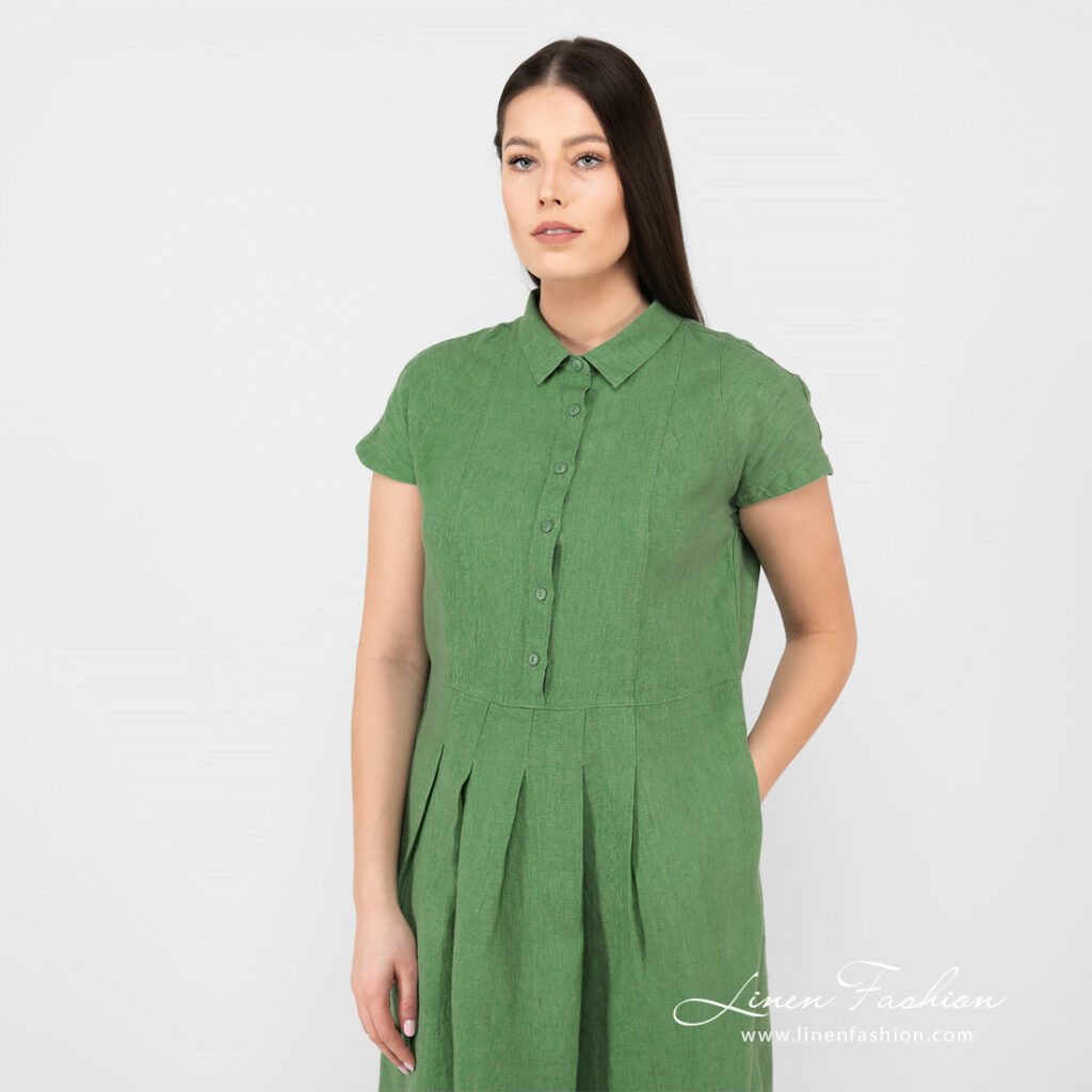 NICOLE Robe verte 3 NICOLE Robe verte – Image 3