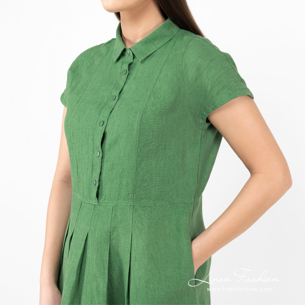 NICOLE Robe verte 4 NICOLE Robe verte – Image 4