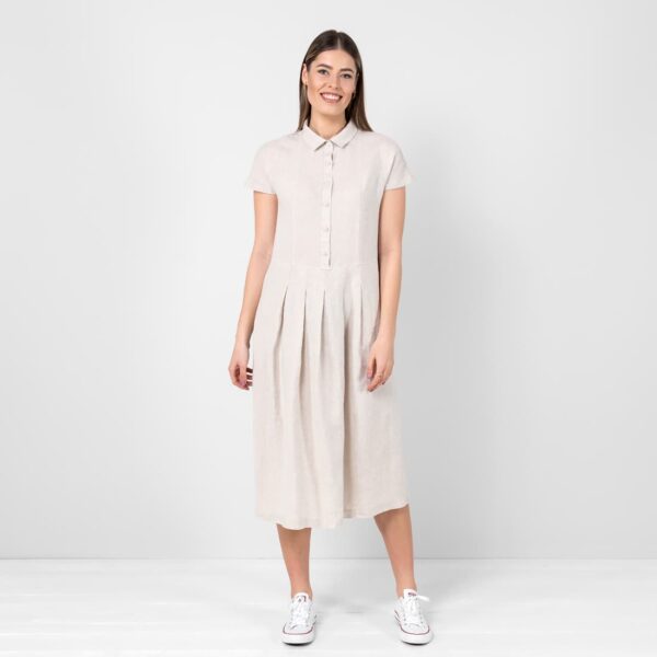 NICOLE Robe beige – Image 2