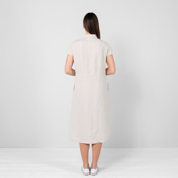 NICOLE Robe beige – Image 7