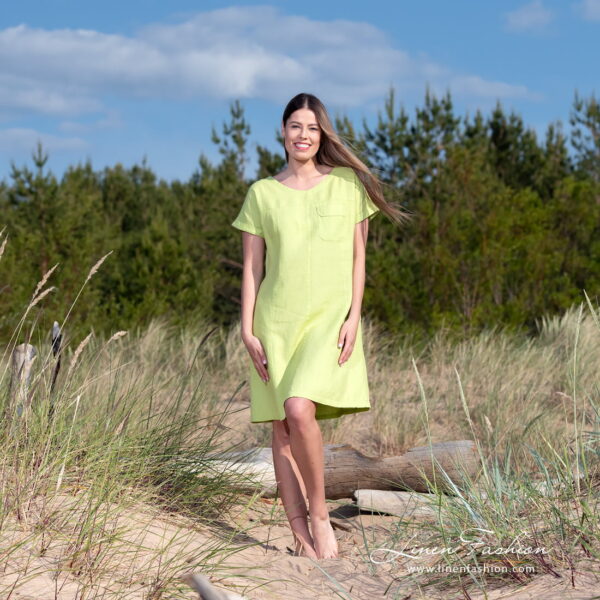 TIFANNY Robe vert clair