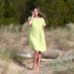 TIFANNY Robe vert clair