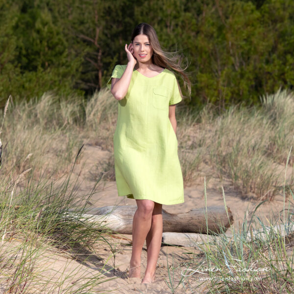 TIFANNY Robe vert clair – Image 6