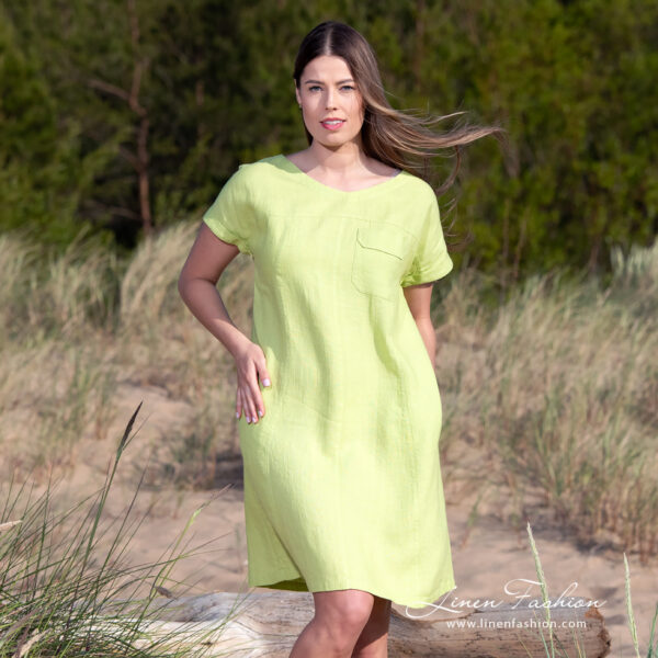 TIFANNY Robe vert clair – Image 5