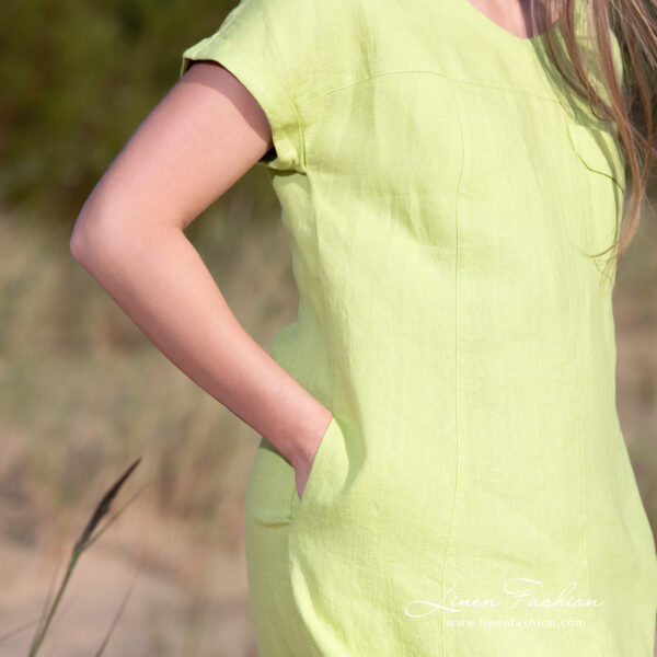 TIFANNY Robe vert clair – Image 4