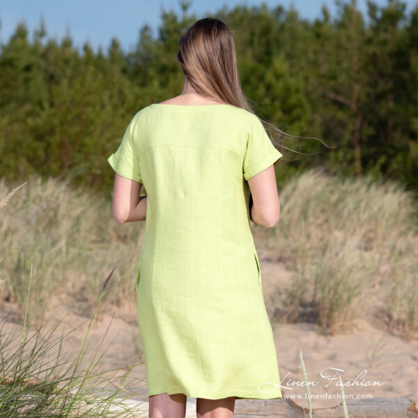 TIFANNY Robe vert clair – Image 2