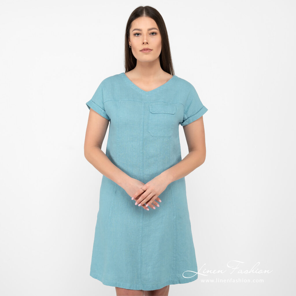 TIFANNY Robe turquoise 2 TIFANNY Robe turquoise – Image 2