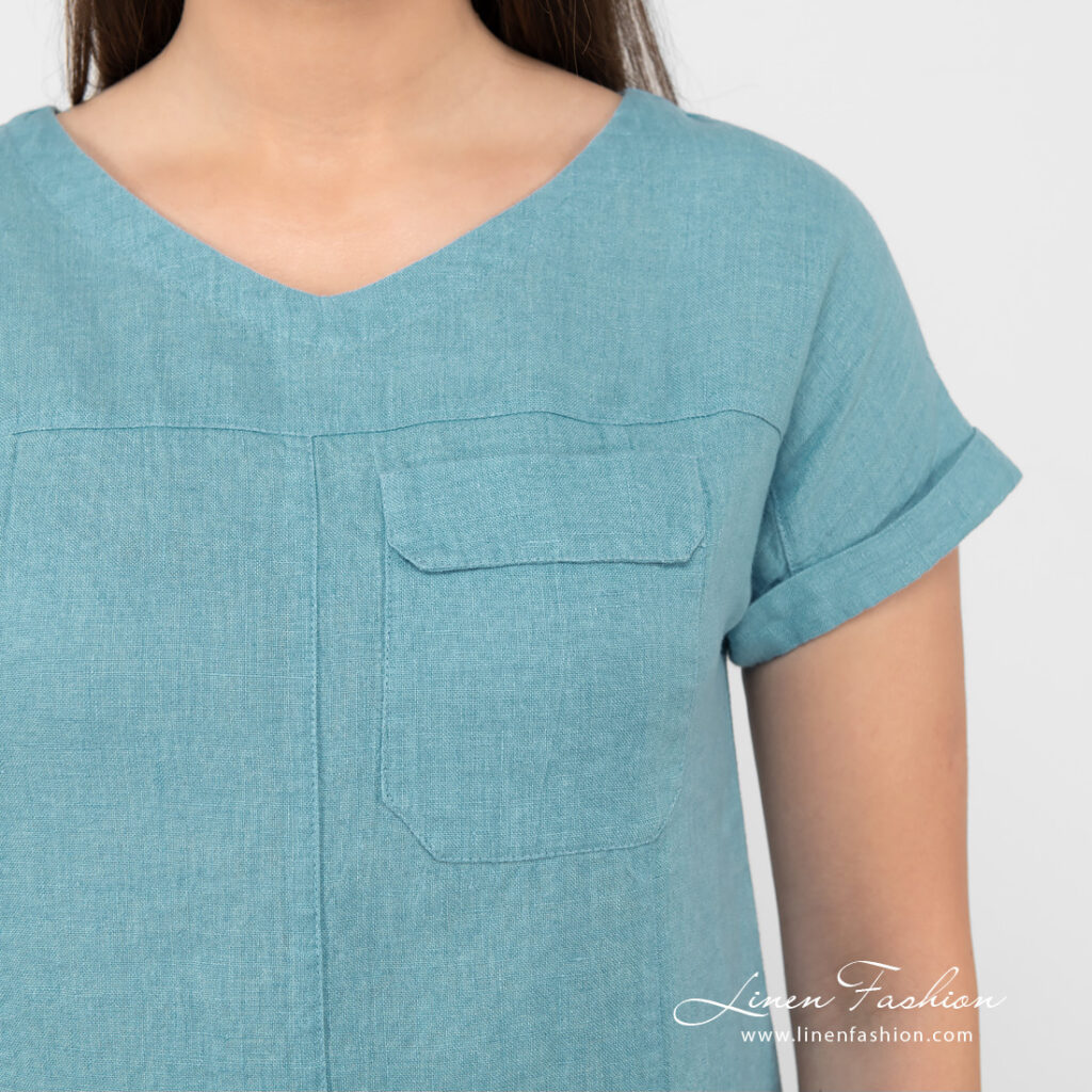 TIFANNY Robe turquoise 3 TIFANNY Robe turquoise – Image 3