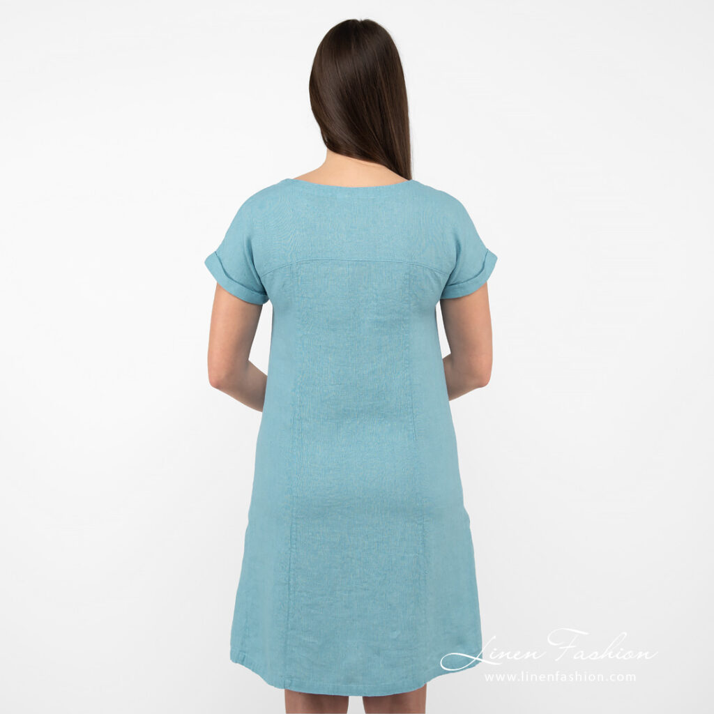 TIFANNY Robe turquoise 4 TIFANNY Robe turquoise – Image 4