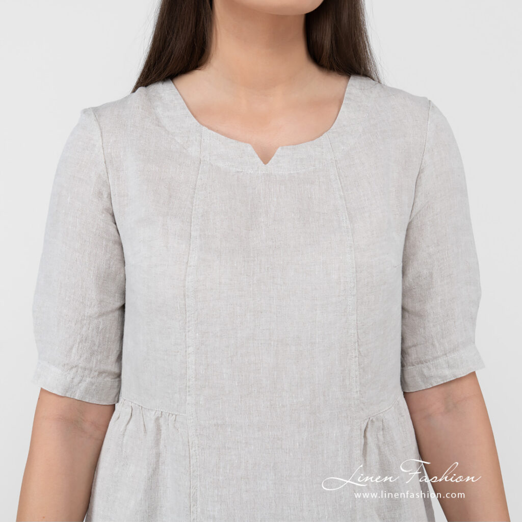 LEONA Robe beige 5 LEONA Robe beige – Image 5