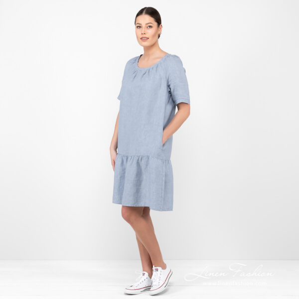 MEIRA Robe bleue – Image 2