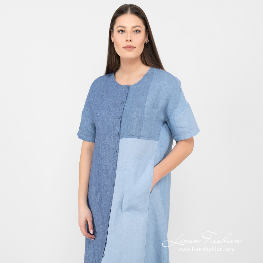 ALANA Robe bleue 3 ALANA Robe bleue – Image 3