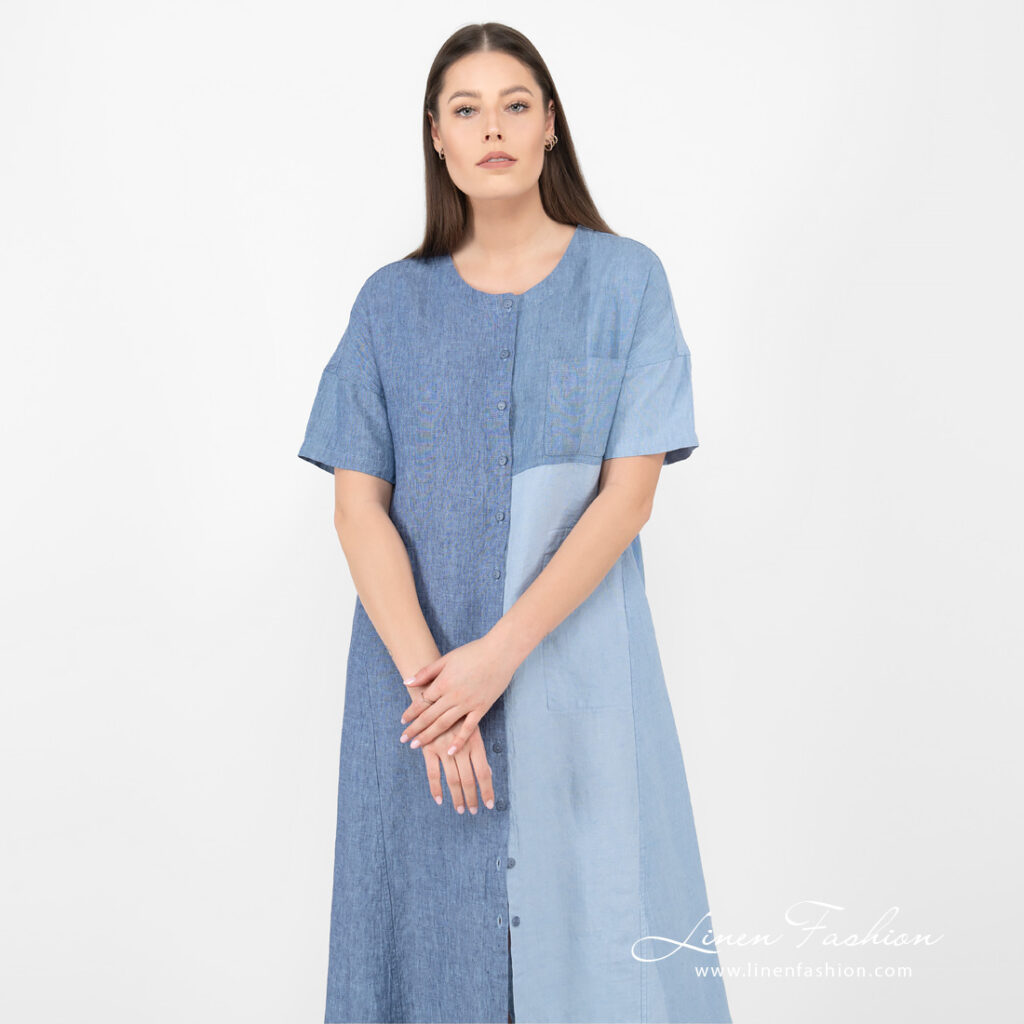 ALANA Robe bleue 2 ALANA Robe bleue – Image 2