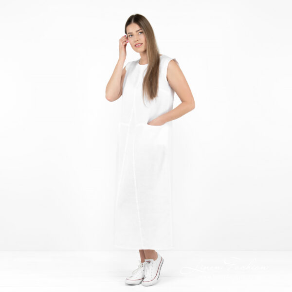 ELLE Robe blanche – Image 3