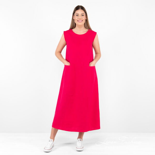 ELLE Robe fuchsia – Image 6