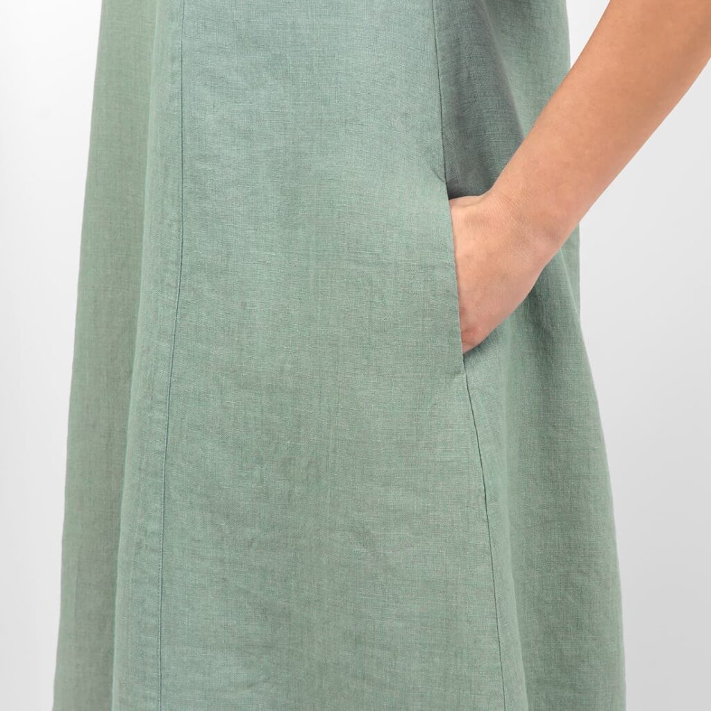 MINA Robe vert d'eau 5 MINA Robe vert d'eau – Image 5
