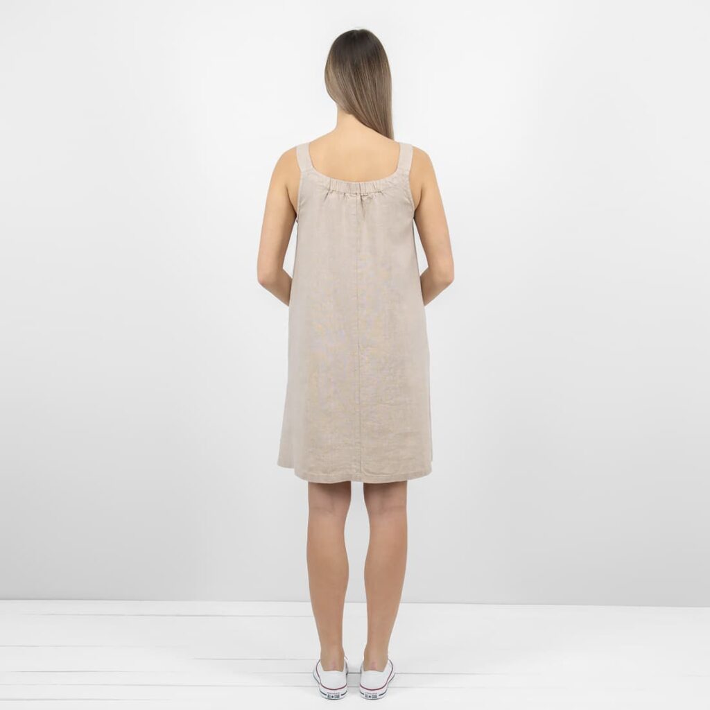 MINA Robe sable 6 MINA Robe sable – Image 6
