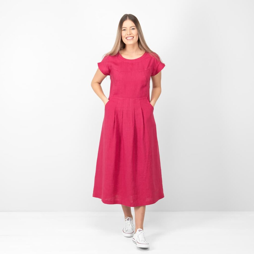 VERENA Robe rouge 1 VERENA Robe rouge