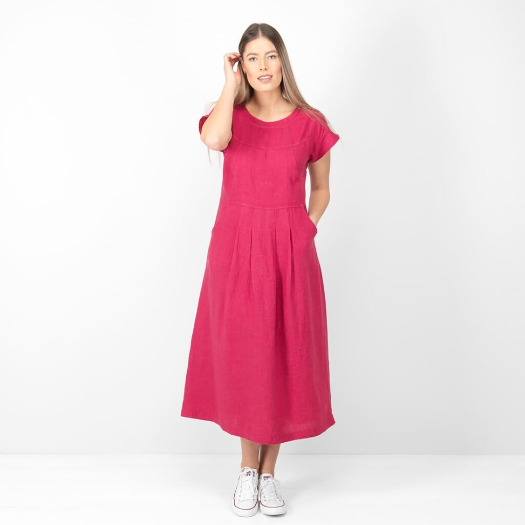 VERENA Robe rouge 2 VERENA Robe rouge – Image 2