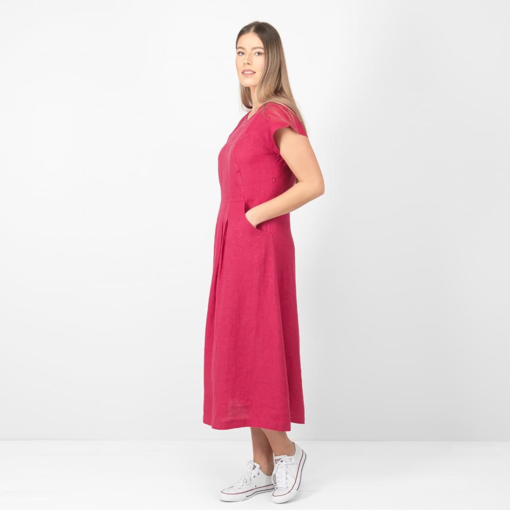 VERENA Robe rouge 3 VERENA Robe rouge – Image 3