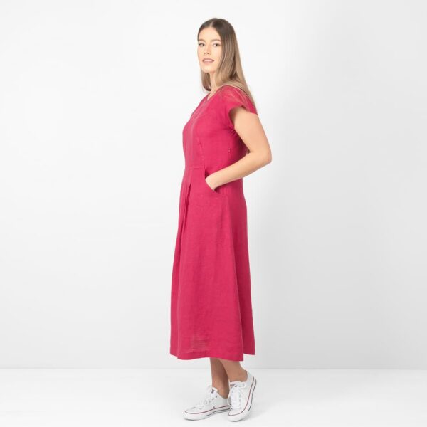 VERENA Robe rouge – Image 3
