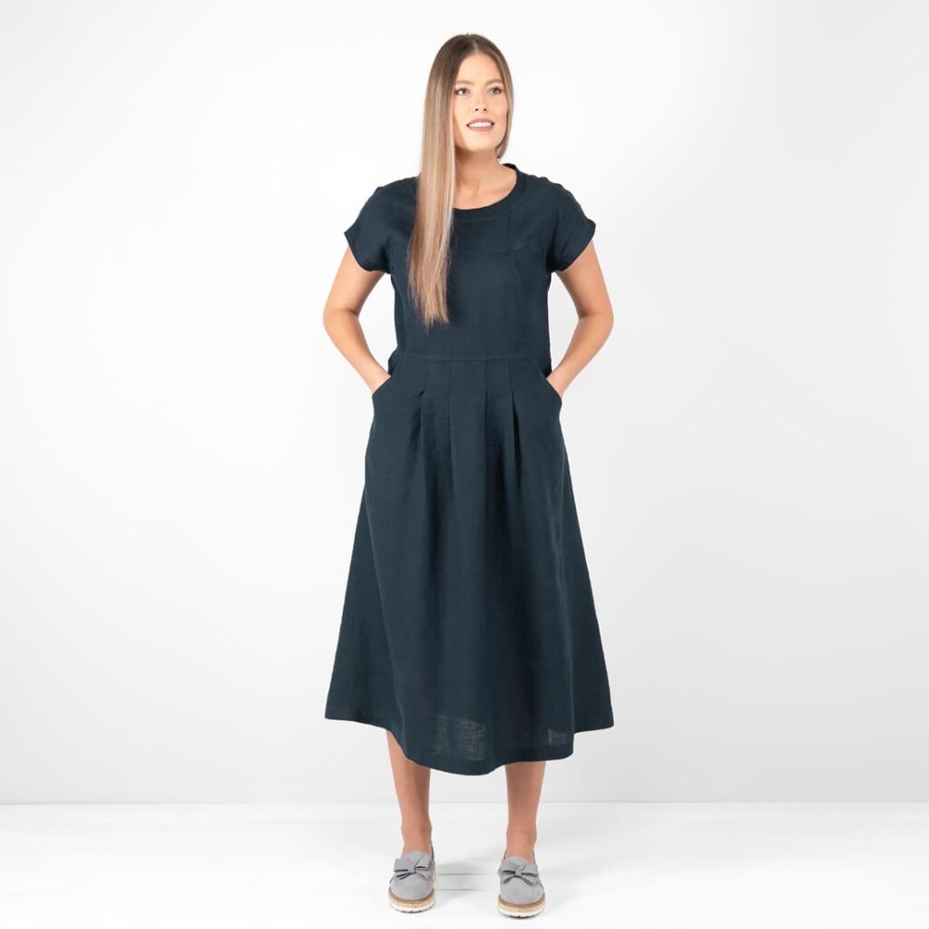 VERENA Robe marine 2 VERENA Robe marine – Image 2