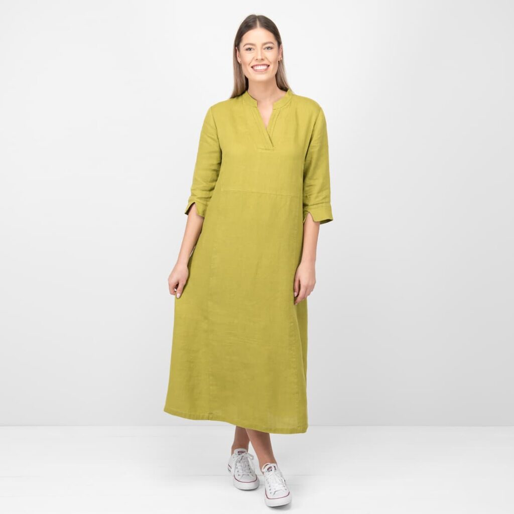 VENA Robe vert pomme 3 VENA Robe vert pomme – Image 3