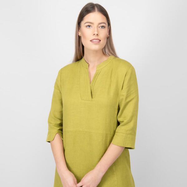 VENA Robe vert pomme – Image 4