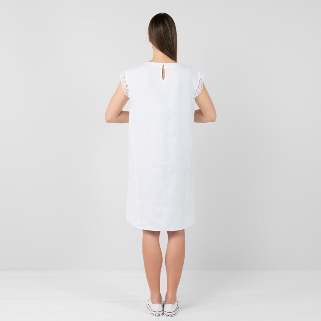 MILDA Robe blanche 6 MILDA Robe blanche – Image 6