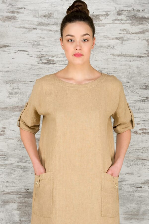MAROCCO Robe brune – Image 2