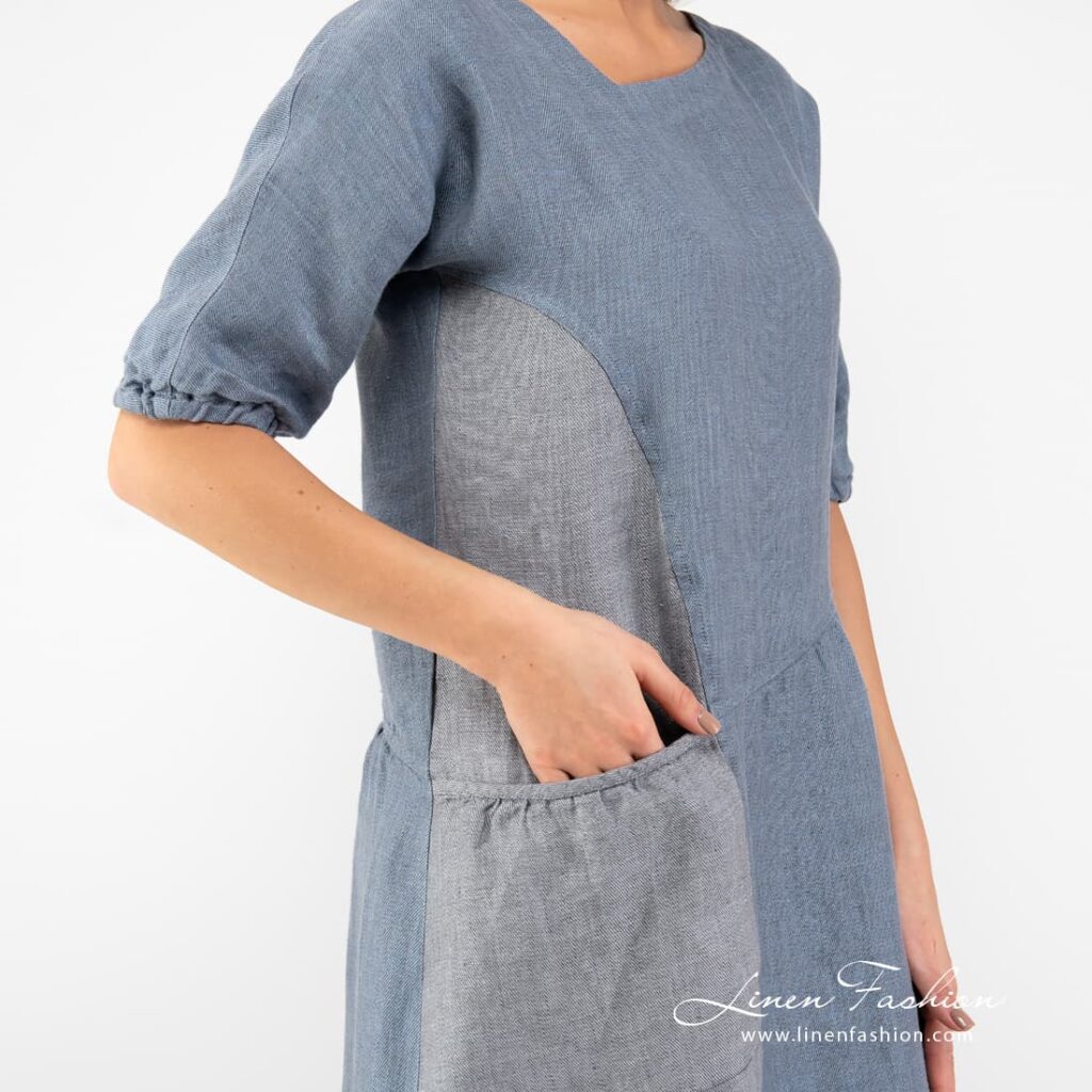 INDI Robe bleue 4 INDI Robe bleue – Image 4