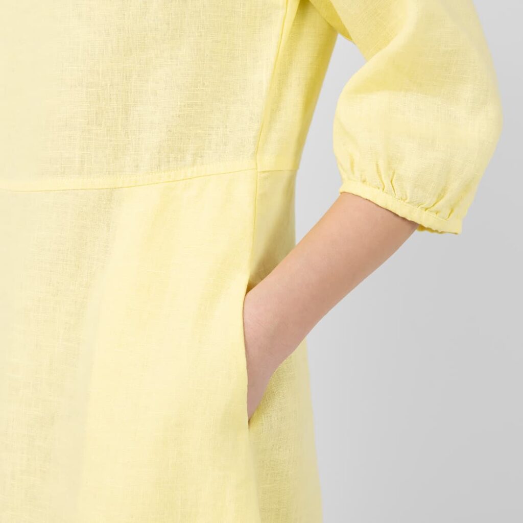 OSAKA Robe jaune 5 OSAKA Robe jaune – Image 5