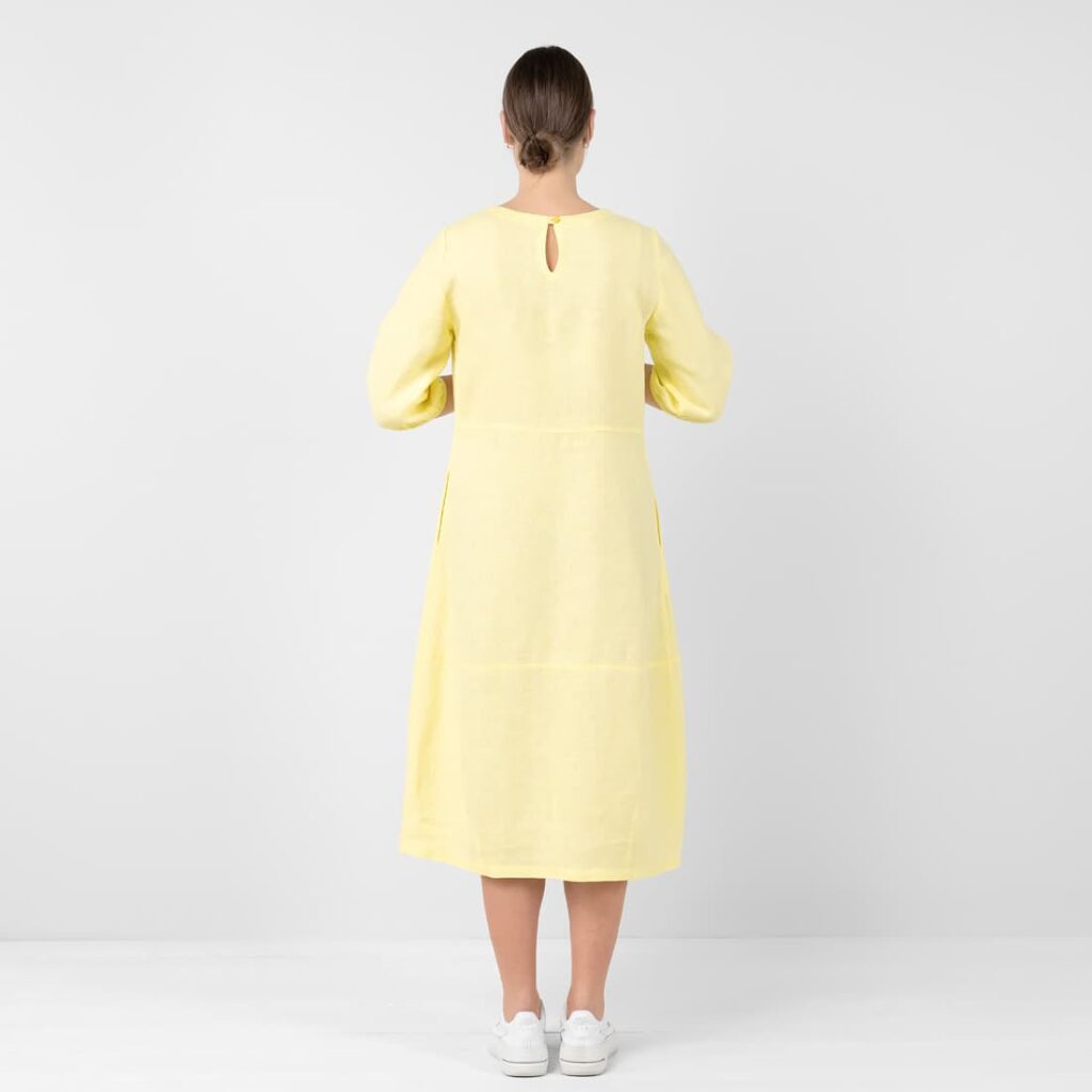 OSAKA Robe jaune 6 OSAKA Robe jaune – Image 6