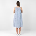 CARMEN Robe à rayures bleues
