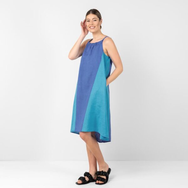 CARMEN Robe bleue – Image 3