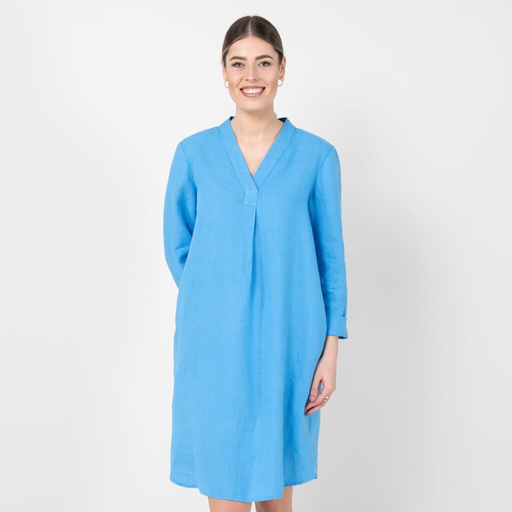 MARA Robe bleu clair 2 MARA Robe bleu clair – Image 2