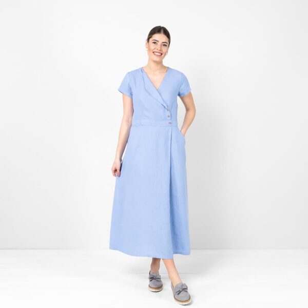 LAUREN Robe bleu clair