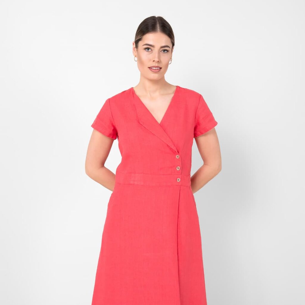 LAUREN Robe rouge 2 LAUREN Robe rouge – Image 2