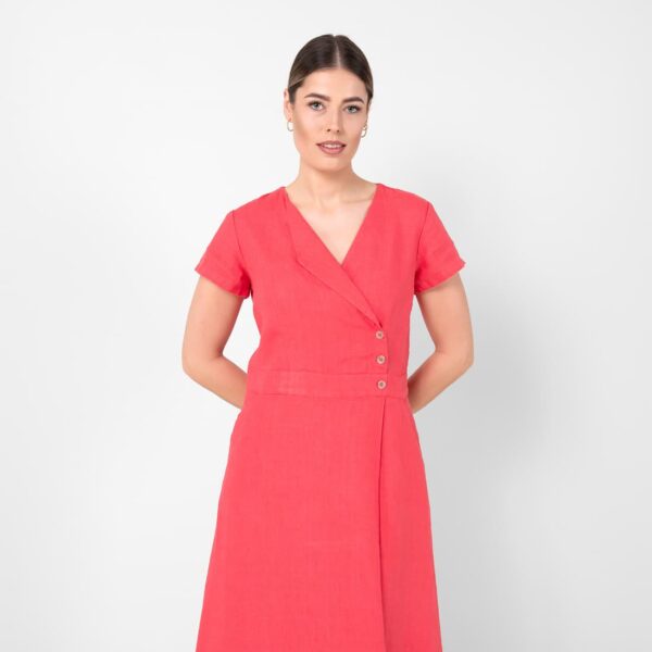 LAUREN Robe rouge – Image 2