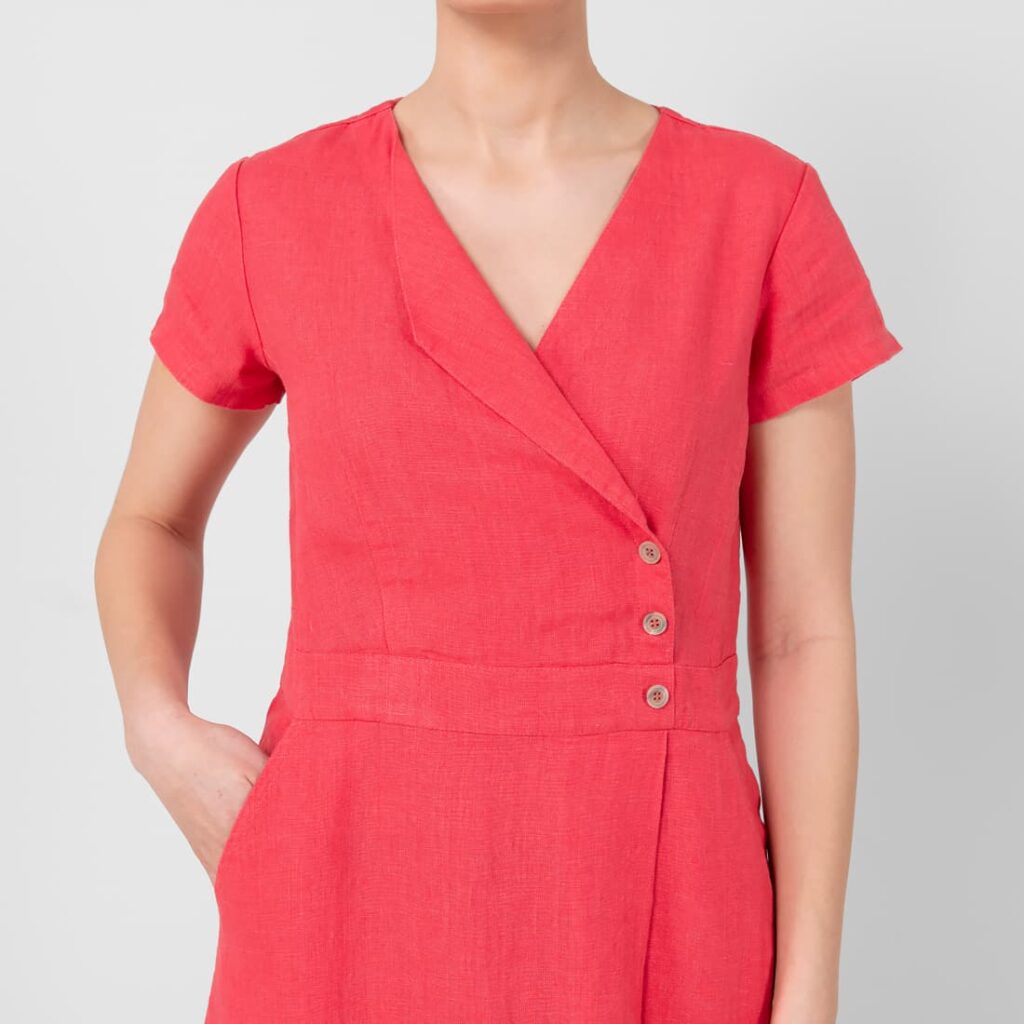 LAUREN Robe rouge 3 LAUREN Robe rouge – Image 3