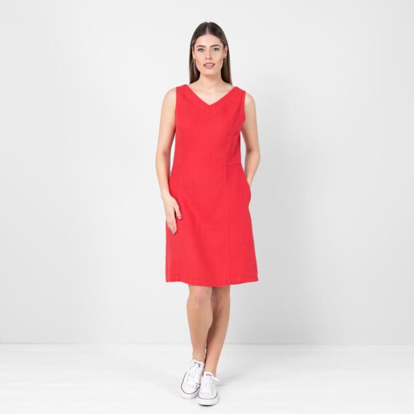 TUSCANY Robe rouge – Image 2