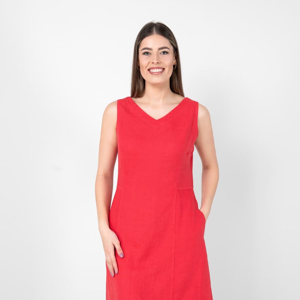 TUSCANY Robe rouge 3 TUSCANY Robe rouge – Image 3