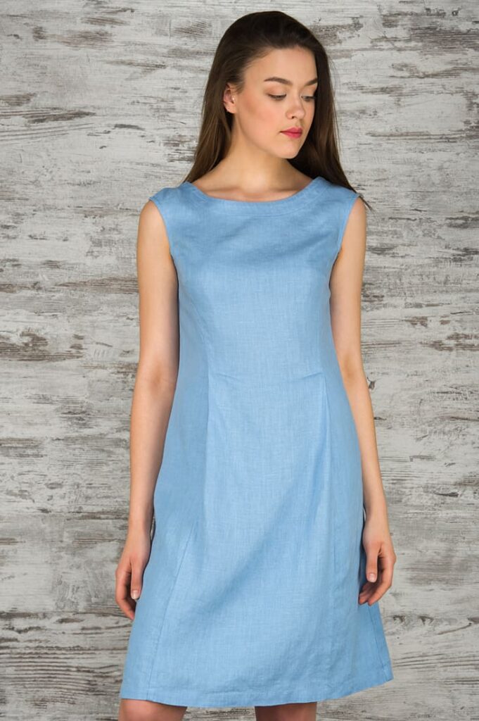 LUKA Robe bleuâtre 2 LUKA Robe bleuâtre – Image 2