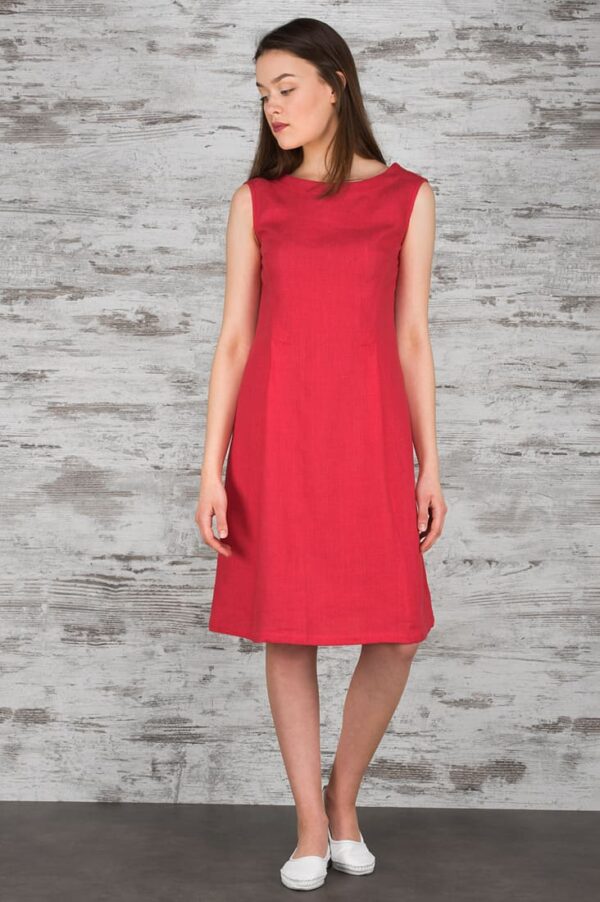 LUKA Robe rouge